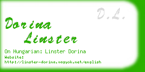 dorina linster business card